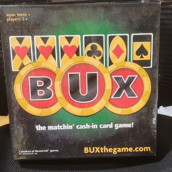 BUX Card Game - Black and Gold NEW - Picture 1 of 3